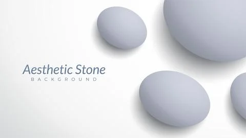 Aesthetic background design template with blank space. marble stones vector.. Stock Illustration