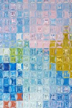 Aesthetic background with patterned glass texture Stock Illustration