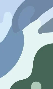 Aesthetic blue abstract background Stock Illustration