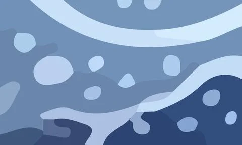 Aesthetic blue abstract background Stock Illustration