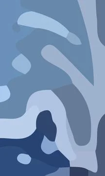 Aesthetic blue abstract background Stock Illustration