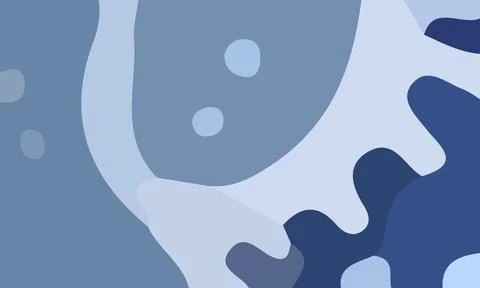 Aesthetic blue abstract background Stock Illustration