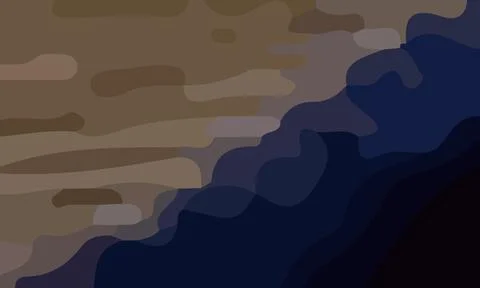 Aesthetic blue abstract background Illustrazione stock