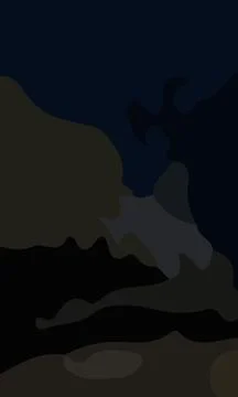Aesthetic blue abstract background Stock Illustration