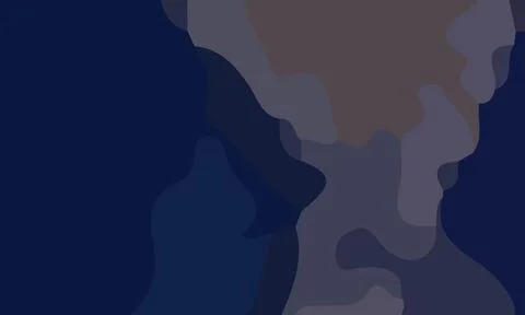 Aesthetic blue abstract background Stock Illustration