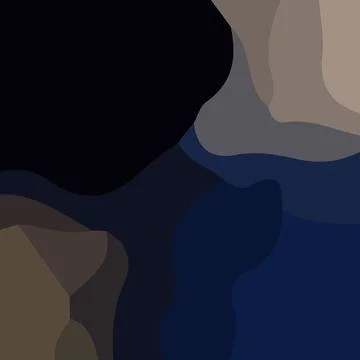 Aesthetic blue abstract background Stock Illustration