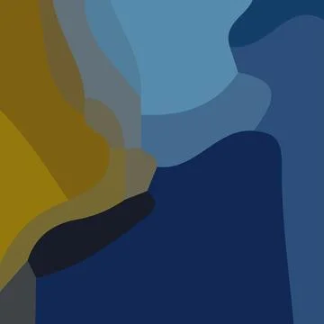 Aesthetic blue abstract background Stock Illustration
