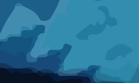 Aesthetic blue abstract background Stock Illustration