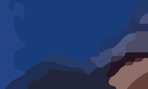 Aesthetic blue abstract background Stock Illustration