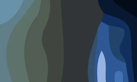 Aesthetic blue abstract background Stock Illustration