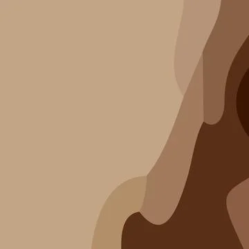 Aesthetic brown abstract background Stock Illustration