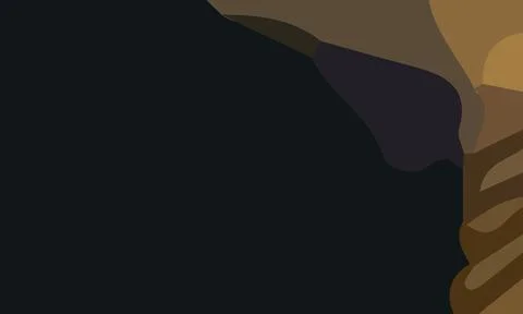 Aesthetic brown abstract background Stock Illustration