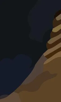 Aesthetic brown abstract background Stock Illustration