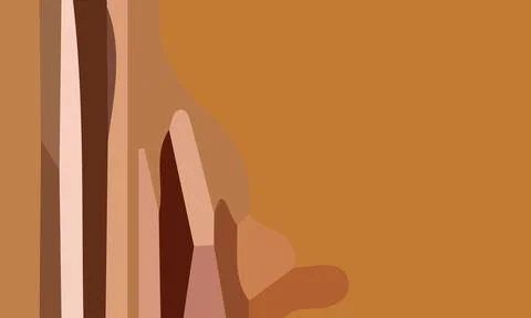 Aesthetic brown abstract background Stock Illustration