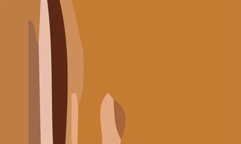 Aesthetic brown abstract background Stock Illustration