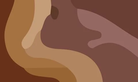 Aesthetic brown abstract background Stock Illustration