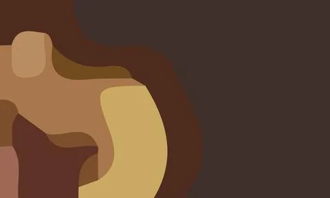 Aesthetic brown abstract background Stock Illustration