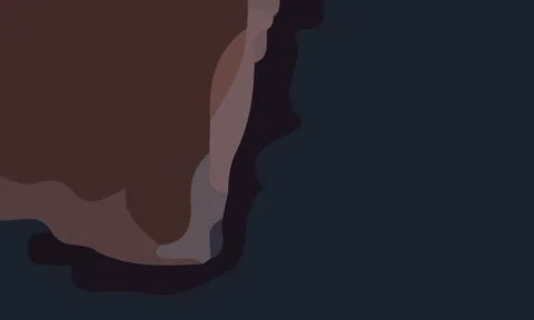 Aesthetic brown abstract background Stock Illustration