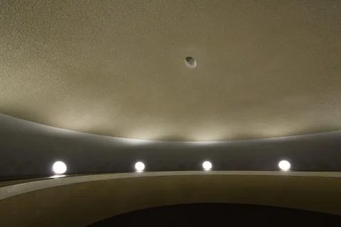 Aesthetic Ceiling Dome Top Interior Of The Voortrekker Monument Stock Photos