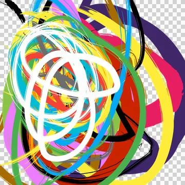 Aesthetic colorful abstract background Stock Illustration