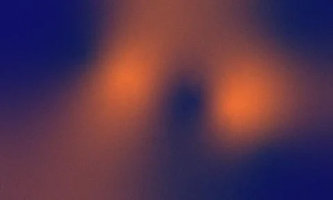 Aesthetic contrast gradient with glowing blobs and noise texture Stock Illustration