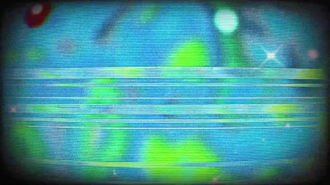 Aesthetic Distorted Pixel Flow Animation Video stock 322603152
