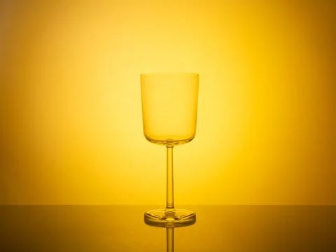 Aesthetic glassware image with creative backlighting and colorful gel filters Stock Photos
