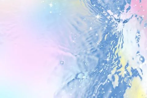 Aesthetic gradient background, water texture wallpaper, colorful design Stock Photos