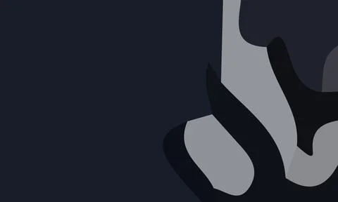 Aesthetic gray abstract background Stock Illustration