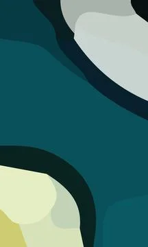 Aesthetic green abstract background Stock Illustration