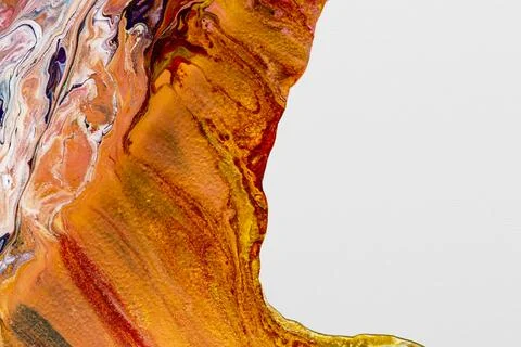 Aesthetic orange background handmade 库存插图