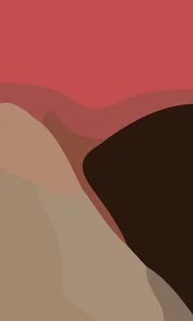 Aesthetic red abstract background Stock Illustration