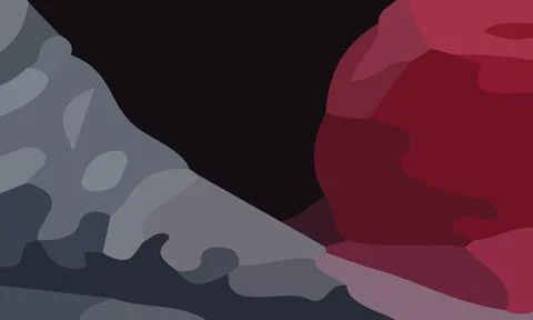 Aesthetic red abstract background Stock Illustration