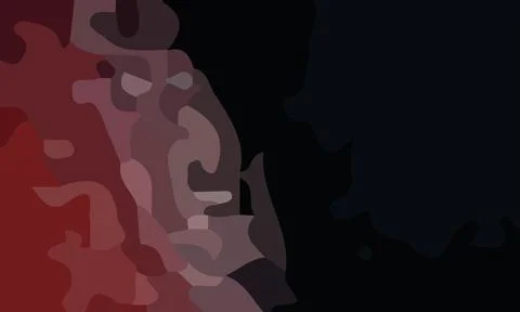 Aesthetic red abstract background Stock Illustration