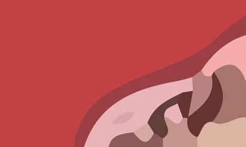 Aesthetic red stripes abstract background Illustrazione stock