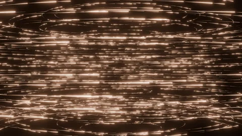 Aesthetic seamless loop animation of warm beige light lines flowing left to Stock Footage 340415721