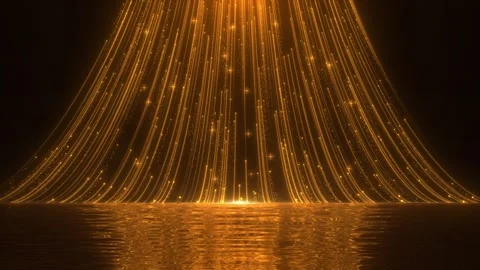 Aesthetic stage particle line stage background Stock Footage 321785605