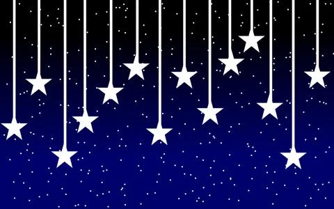 Aesthetic stary abstract background Stock Illustration
