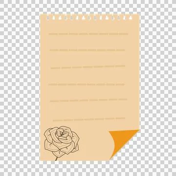 Aesthetic sticky notes Stock Illustration