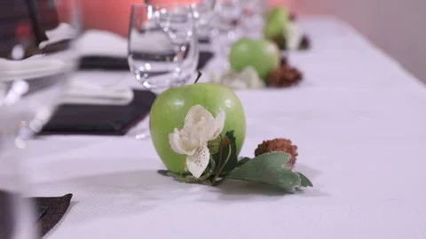 An aesthetic table 2 Video stock 312928981