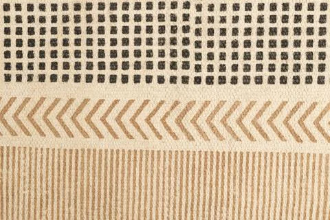 Aesthetic textile background, ethnic pattern Stock Photos