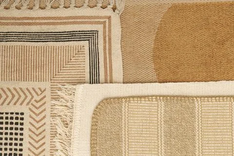 Aesthetic textile background, ethnic pattern Stock Photos