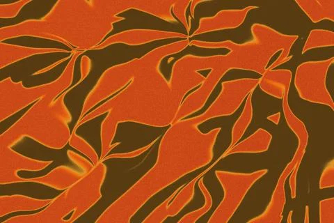 Aesthetic Trippy Psychedelic Groovy Gradient 4K Wallpaper Design, Retro brown Stock Illustration
