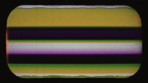Aesthetic TV Glitch Background for Creative Video Edits Stock Footage 303132615