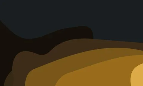 Aesthetic yellow abstract background Stock Illustration