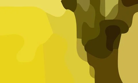 Aesthetic yellow abstract background Stock Illustration