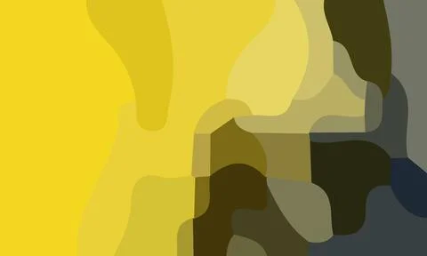 Aesthetic yellow abstract background Stock Illustration