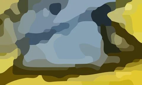 Aesthetic yellow abstract background Stock Illustration