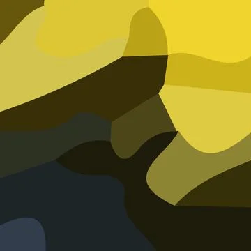 Aesthetic yellow abstract background Stock Illustration