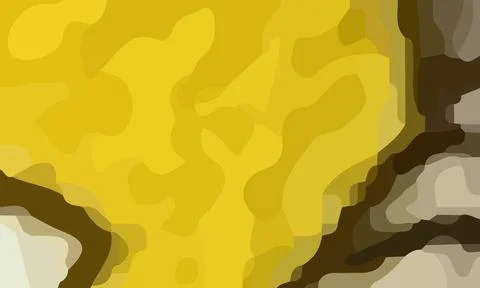 Aesthetic yellow abstract background Stock Illustration